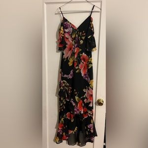Lulu Floral Maxi Dress in mint condition